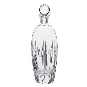 Pottery Barn Crystal Round Cut Decanter / New
